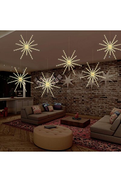 gaman Uzaktan Kumandalı Pilli 8 Mod Günışığı Renk Dekoratif Parti Yılbaşı Per...