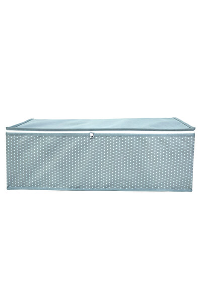 Ekici home textile 6 Adet Puanti desenli -çekyat Baza Tipi Hurc - Baza Altı Büyük Boy Saklama Hurcu 65 x 45 x 22 cm