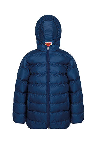 Men Anorak Saks Şişme Mont