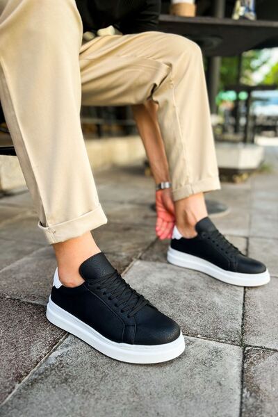 Chekich Santoni GBT CH979 Спортивні чоловічі кросівки - ЧОРНИЙ/БІЛИЙ