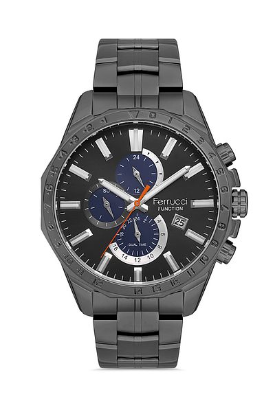 Ferrucci Men's Wristwatch - Brand Function, with Calendar, Fcf.14381 Fm.02