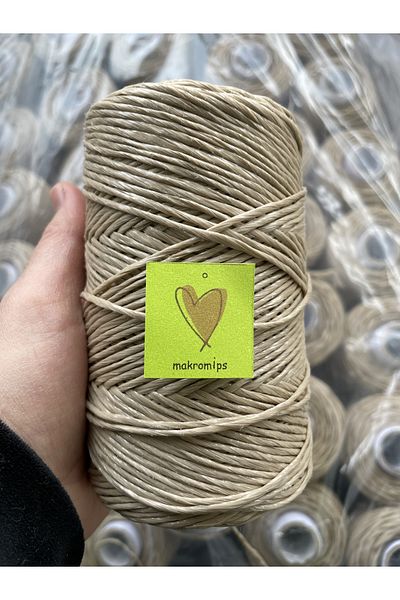 Makromİps PREMIUM (200 gr) SYNTHETIC POLYESTER PAPER ROPE RAFFIA FAIRY BAG GIFT PACKAGING DECORATION ROPE
