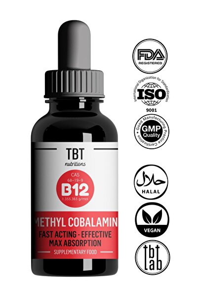Tabitat Doğal Vitamin B12 Damla: Enerjinizi Ve Zindeliğinizi Destekleyin |10 Ml|