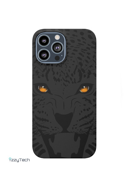 izzytech حافظة إطلاق بنمط النمر المخملي المتوافقة مع هاتف Iphone 14 Pro