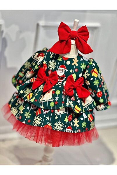 Anne Kız Tasarım Yeniyıl Elbise