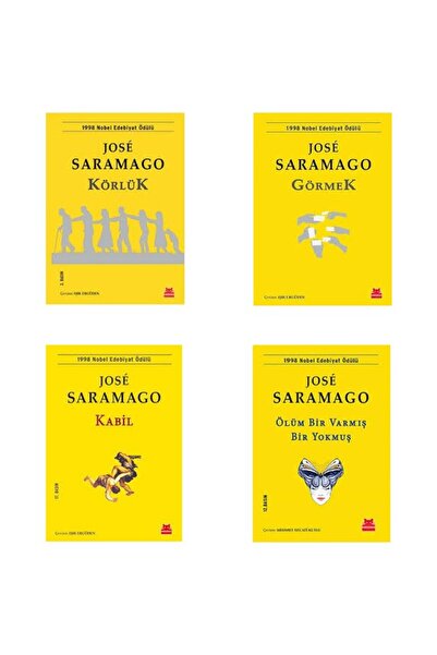 Sbm Yayıncılık مجموعة كتب خوسيه ساراماجو 4 (العمى، الرؤية، الكابيل، الموت: ما...