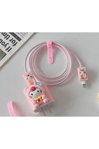 MİMOZA PARK Iphone 18w/20w Uyumlu Şarj Aleti Kılıfı, Şarj Kablosu Örme Aparat...