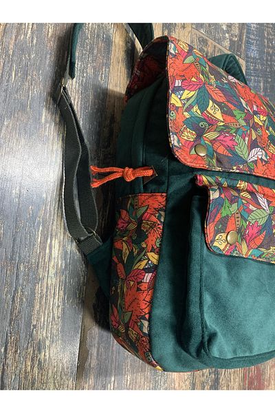 Street Bag Ethnic Authentic Bohemian Pattern Backpack with Cover Daily Travel Camping Use