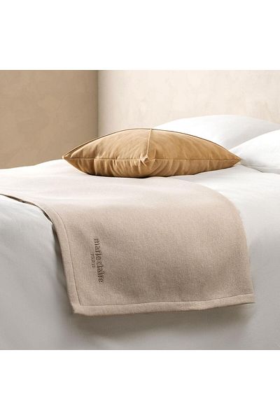 Marie Claire Daniel Beige Melange Double Blanket - 200X220