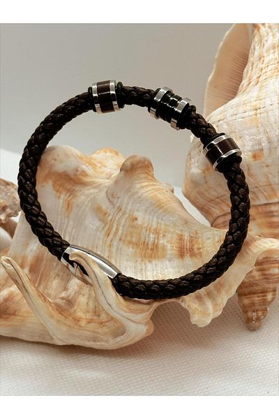 Daniel Klein LEATHER MEN'S BRACELET