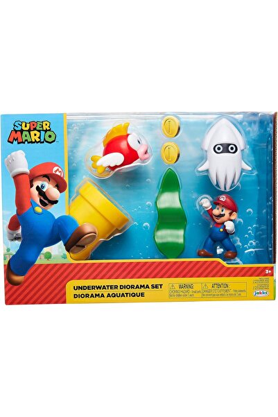 Jakks Pacific Nintendo Sualti Diorama Seti Lisanslı 6.5 Cm