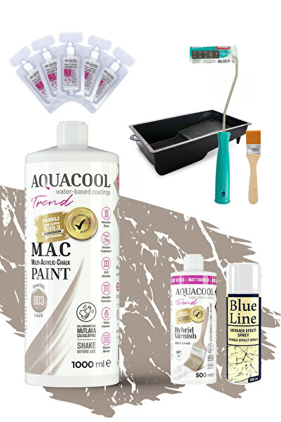 Aquacool Trend Akrilik Boya Seti - Fayans Boyama Seti - Tezgah Boyama Seti - ...