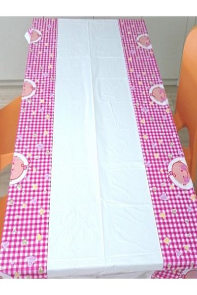 Kazanabil ITS A GIRL WELCOME BABY TABLE CLOTH PINK