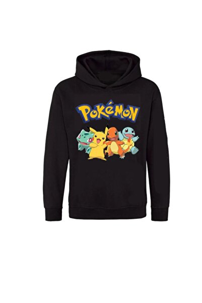 tolstoy УНИСЕКС СУИТШЪРТ С КАЧУЛКА И ПРИНТ НА ​​ПОКЕМОН