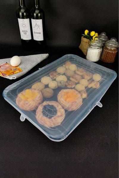 Digithome Silicone Rectangular Pyrex Cover Protecting Freshness Stretch Cover - H/6 C1-1-289