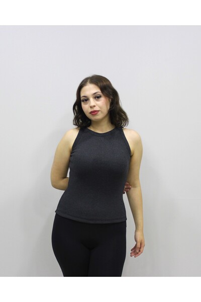 Hebb Club بلوزة نسائية بأشرطة، قميص قصير بدون أكمام