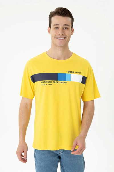 U.S. Polo Assn. BASE. POLO MEN'S CREW COLLAR SPORTS BASIC T-SHIRT G081SZ011.000.1573118