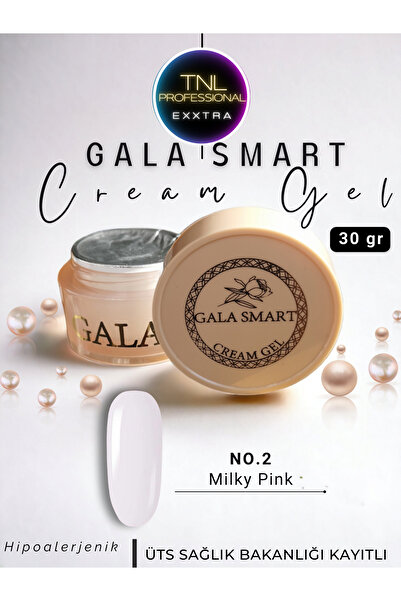 gala smart Cream Krem Jel No: 02 Yoğun Kıvam 30 G Tırnak Tamir Jeli Protez Je...