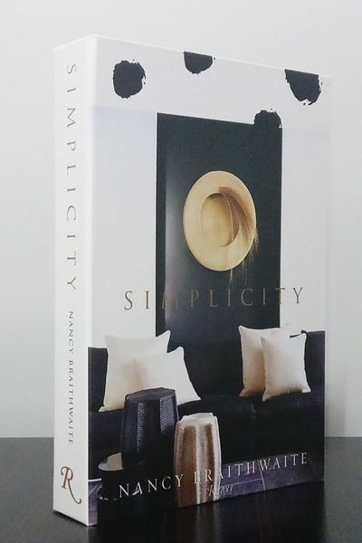 Nikadu 2-Piece Decorative Book Box Appearance SimpleCity & Monochrome Home Themed