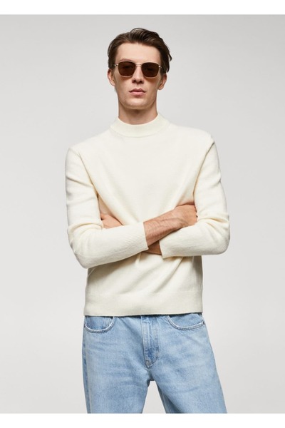 MANGO Man Πουλόβερ Perkins Collar Wool Blended