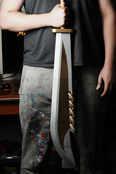 VeyernCraft Metin2 Dolunay Kılıcı (Bire Bir Boy) 3D 90CM