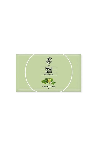 Rebul Dökme Kolonyalı Mendil Lime Tekli 100 adet Cafe Otel