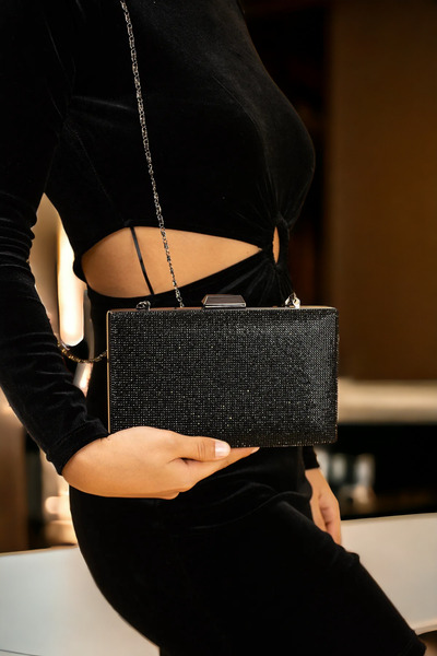 Biçanta Μαύρη Πέτρα Βραδινό Φόρεμα Τσάντα Βραδινή Τσάντα Αρραβώνας Γάμου