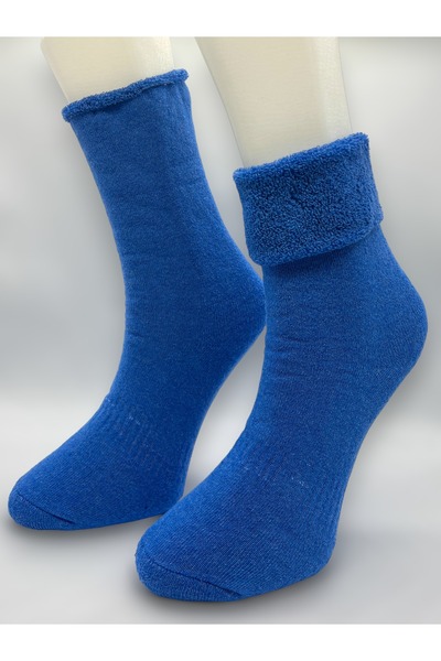 CİHO Zokni 6 pár női téli, vastag, hullámos, rugalmas, bordó hőzokni