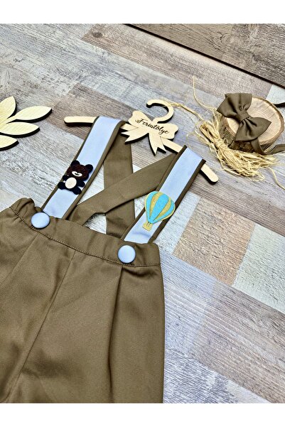 Feriatolye Uçan balon ve ayıcık konsepti erkek bebek & çocuk kahverengi bebe ...