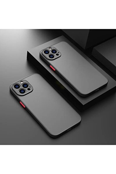 Rivor Apple iPhone 15 Pro Max Uyumlu Kılıf Kamera Korumalı Parmak İzi Yapmaz ...