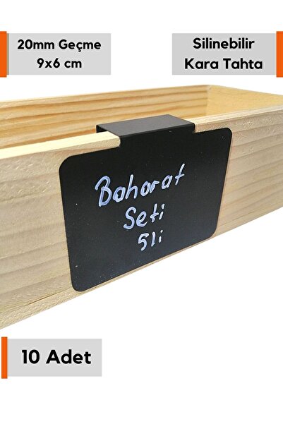 Şeffaf Etiket 10 bucăți autocolant PVC negru șters (9x6 cm) 20 mm set de etic...