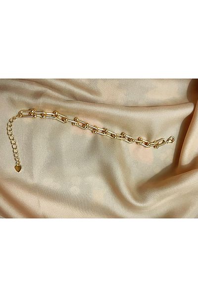 NİL Tiffany Co.GoldPaper Clip Bracelet