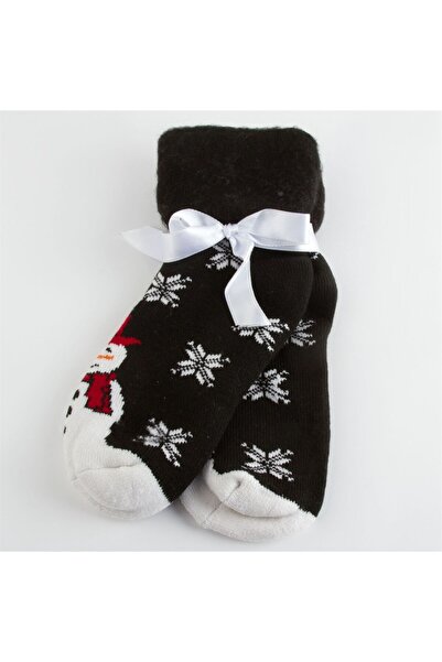 AKSESUARIM Коледни термо чорапи „Снежен човек“