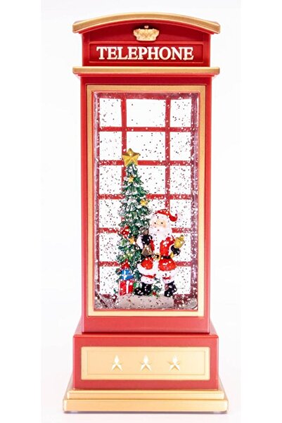 BIBLO Noel Baba Çam Ağacı Işıklı ve Müzikli Kar Küresi