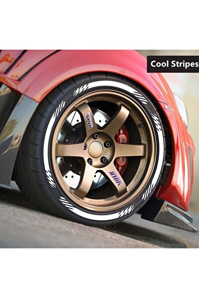 bombtire إطار عجلة مخطط 8 قطع ارتفاع 2.5 سم للدراجات النارية والدراجات الناري...