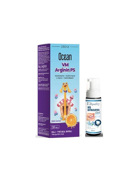 Ocean Vm Arginin Ps 150ml Supplementary Food - Teeth Whitening Foam Gift