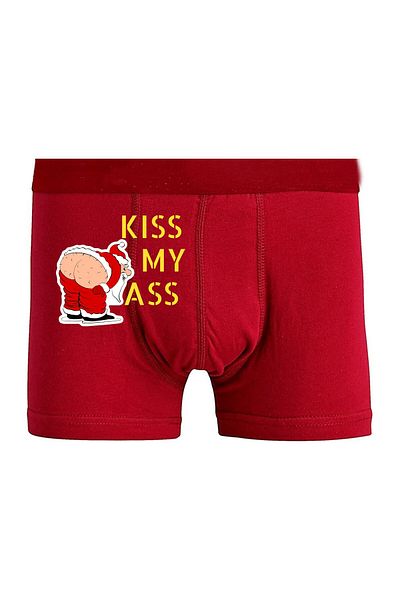 BoxerMasters Red Christmas Gift Santa Claus Boxer