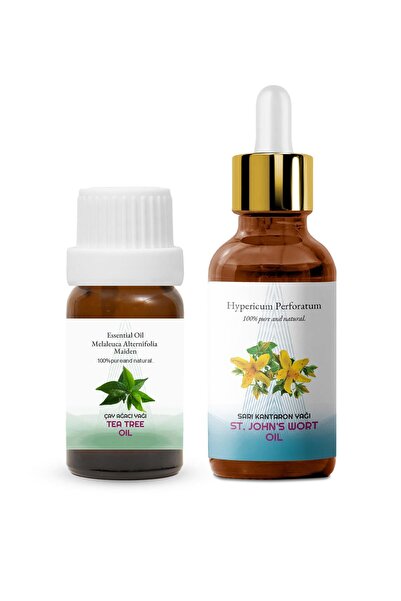 proclis مجموعة حب الشباب - زيت شجرة الشاي 10 مل، زيت نبتة سانت جون 50 مل، مجم...