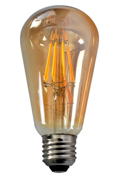 VENON LED GÜNIŞIĞI AMPUL E-27 8 W 2700K ST-64 ANTİK EDİSON DEKORATİF