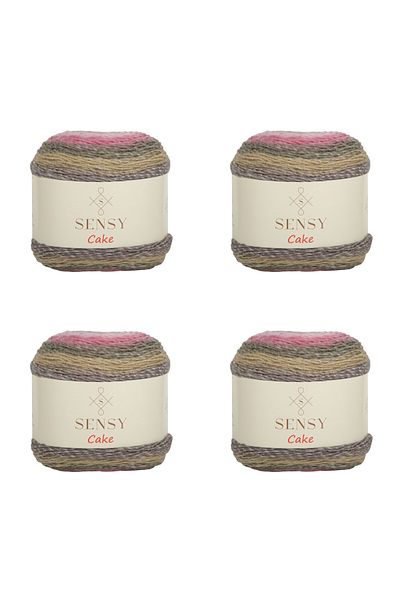 SENSY Cake Knitting Yarn 4 Pieces