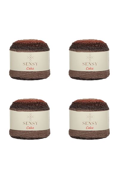 SENSY Cake Knitting Yarn 4 Pieces