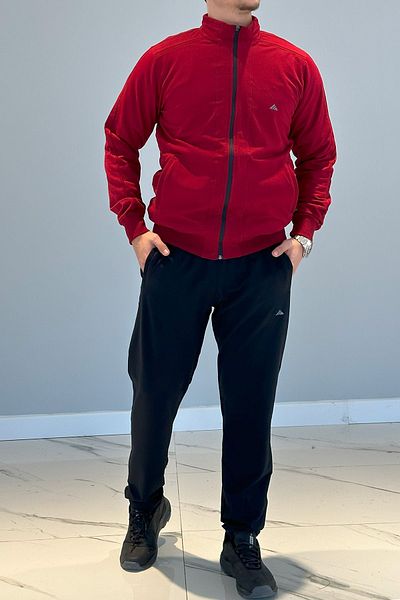Remsa Spor Ανδρική φόρμα Lycra Combed Cotton 3714 Claret Red