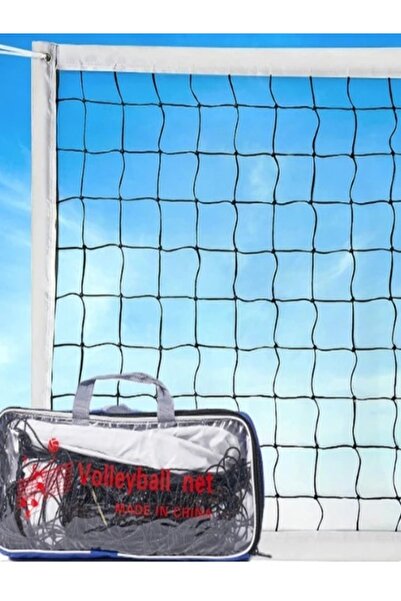 Clifton Voleybol Filesi Telli Voleybol Ağı 4 Taraf Bantlı 2mm-12x12cm Göz