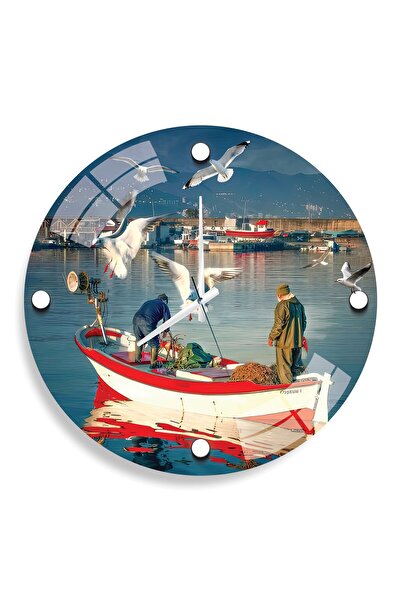 EMYA HOME Ceas de sticlă Fisherman - 40 cm