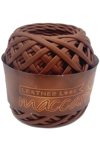 maccaroni yarn Αξεσουάρ Angel Bag Ταν Χρώμα Maccaroni Δερμάτινο σχοινί