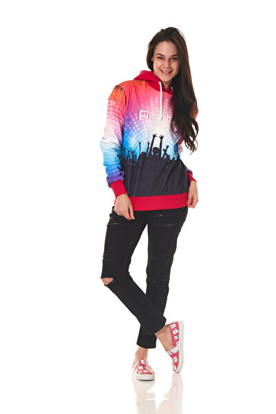 Streetfly Світшот з капюшоном і принтом для жінок