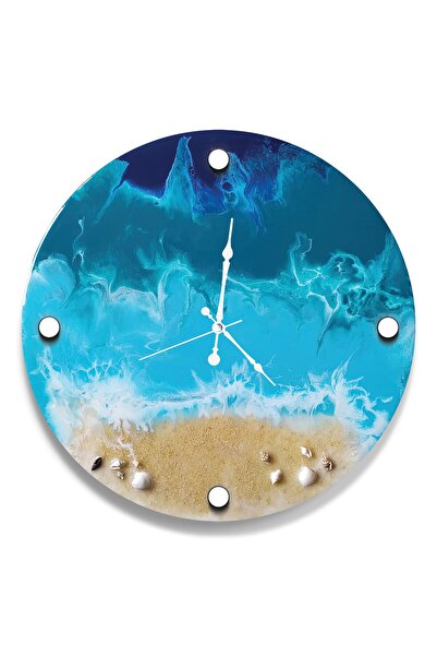 EMYA HOME Beach Sea Glass Clock 40 cm