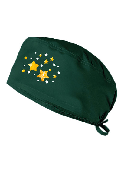 YNK Bonnet cu tematică stele Doctor Nurse Cook Chef Bonnet Dentist Chirurgica...