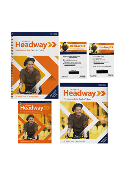 OXFORD UNIVERSITY PRESS Headway Pre İntermediate Teachers Book + Students Boo...