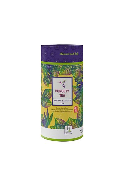 Hekimzade PURGETY TEA PACKAGE TEA - Herbal Mixture Containing Cedar Leaves 60 Pieces (3gr)